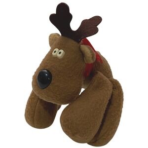 Vintage‎ 70s Hallmark Rodney Reindeer Bean Plush Toy 5" Brown Christmas Holiday